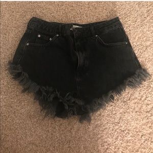 Topshop black shorts